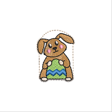 Load image into Gallery viewer, Egg Bunny Finger Puppet