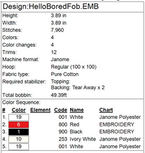 Load image into Gallery viewer, Hello Bored Fob