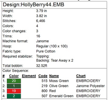 Load image into Gallery viewer, Holly Wreath