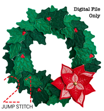 Load image into Gallery viewer, Holly Wreath