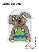 Load image into Gallery viewer, Egg Bunny Finger Puppet