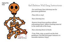 Load image into Gallery viewer, Skeleton Wall Hang 4x4