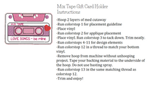 Load image into Gallery viewer, Mix Tape Gift Card Holder