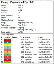 Load image into Gallery viewer, Paper Clip 4x4 Zipper Bag