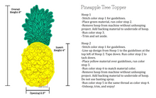 Load image into Gallery viewer, Pineapple Small Tree Topper