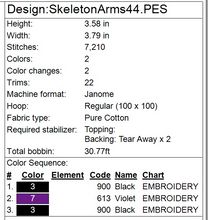 Load image into Gallery viewer, Skeleton Wall Hang 4x4