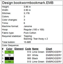 Load image into Gallery viewer, ITH Bookworm Bookmark