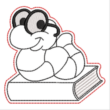 Load image into Gallery viewer, ITH Bookworm Ornament