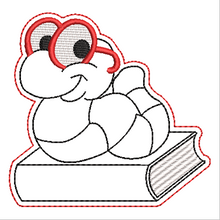 Load image into Gallery viewer, ITH Bookworm Ornament