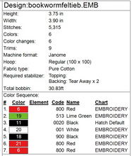 Load image into Gallery viewer, ITH Bookworm Ornament