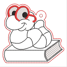 Load image into Gallery viewer, ITH Bookworm Ornament