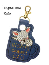 Load image into Gallery viewer, World's Okayest Dad Fob