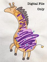 Load image into Gallery viewer, Wild Girwaffle Sketch and Fill