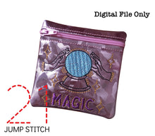 Load image into Gallery viewer, Crystal Ball 4x4 Zipper Bag