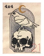 Load image into Gallery viewer, Raven Skull