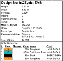 Load image into Gallery viewer, "Q" Braille Fob