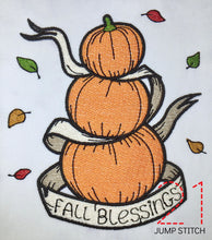 Load image into Gallery viewer, Fall Blessings Pumpkin Stack