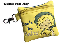 Load image into Gallery viewer, ITH Salt Girl 4x4 Zipper Bag