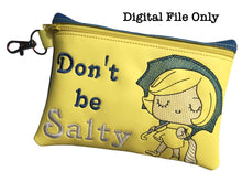 Load image into Gallery viewer, ITH Salt Girl 5x7 Zipper Bag