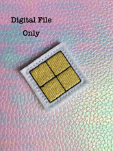 Load image into Gallery viewer, ITH 4 Square Game Piece Feltie