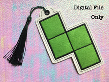 Load image into Gallery viewer, ITH "Z" Shaped Game Piece Appliqué Bookmark