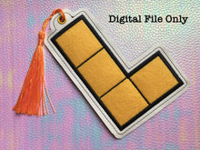 Load image into Gallery viewer, ITH "L" Shaped Game Piece Appliqué Bookmark