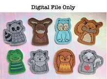 Load image into Gallery viewer, ITH Eight Woodland Animal Finger Puppets