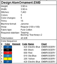 Load image into Gallery viewer, Atom Ornament