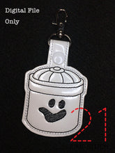 Load image into Gallery viewer, Halloween Boo Bucket Fob
