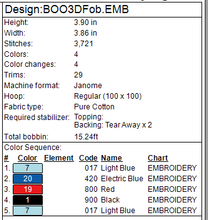 Load image into Gallery viewer, Boo! 3D Fob