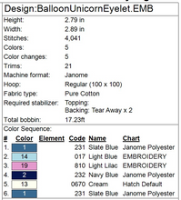 Load image into Gallery viewer, Unicorn Balloon Animal Fob