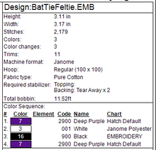 Load image into Gallery viewer, Bat Tie Fob
