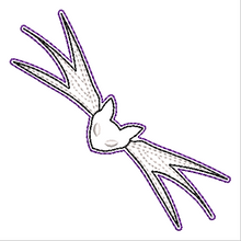 Load image into Gallery viewer, Bat Tie Ornament