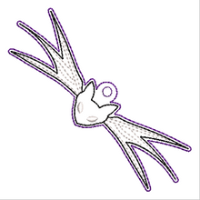 Load image into Gallery viewer, Bat Tie Ornament