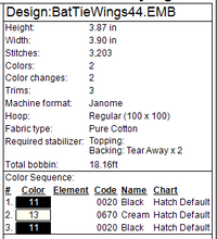 Load image into Gallery viewer, Bat Tie (2 Sizes)
