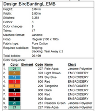 Load image into Gallery viewer, Love Birds Bunting