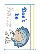 Load image into Gallery viewer, ITH Salt Girl 5x7 Zipper Bag