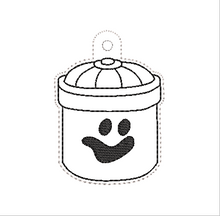 Load image into Gallery viewer, Halloween Boo Bucket Fob