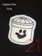 Load image into Gallery viewer, Halloween Boo Bucket Feltie