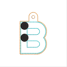 Load image into Gallery viewer, "B" Braille Fob