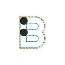 Load image into Gallery viewer, "B" Braille Fob