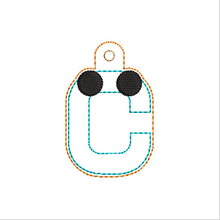Load image into Gallery viewer, "C" Braille Fob