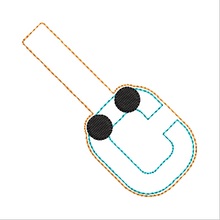 Load image into Gallery viewer, "C" Braille Fob