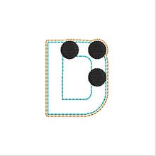 Load image into Gallery viewer, "D" Braille Fob