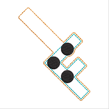Load image into Gallery viewer, "F" Braille Fob