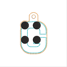 Load image into Gallery viewer, "G" Braille Fob