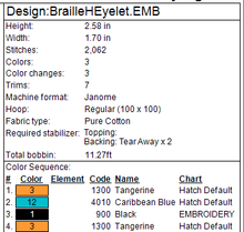 Load image into Gallery viewer, "H" Braille Fob