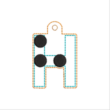 Load image into Gallery viewer, "H" Braille Fob