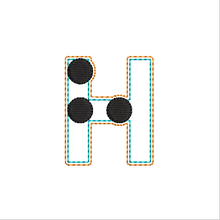 Load image into Gallery viewer, "H" Braille Fob