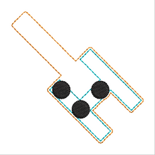 Load image into Gallery viewer, "H" Braille Fob